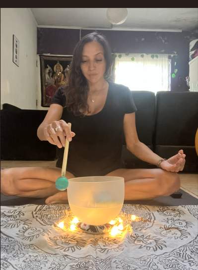 March acompañando una experiencia de sonoterapia